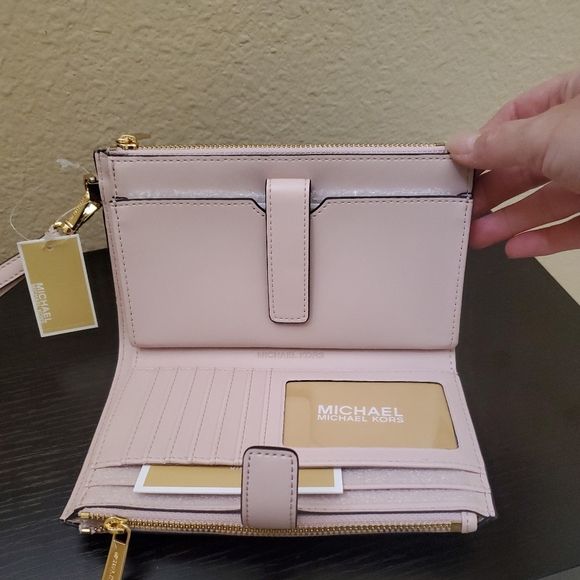 Michael kors Jet Set Double Zip Wristlet Wallet - Picture 8 of 10